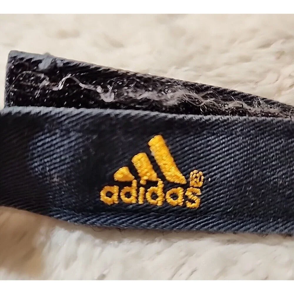 VINTAGE Adidas UCLA‎ University California Los Angeles Visor Hat Script Navy